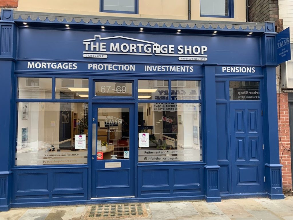 Exterior of The Mortgage Shop Direct office, a trusted family-run mortgage and financial advice firm providing expert services to local clients.